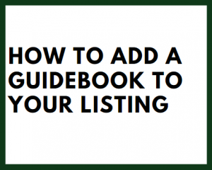 How to add a guidebook to your listing